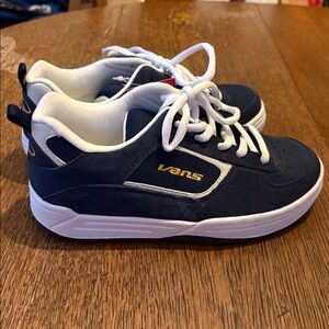 Vintage Maverick Vans Y2K 2002 Chunky 90s Navy Blue Suede Skate Boys 6